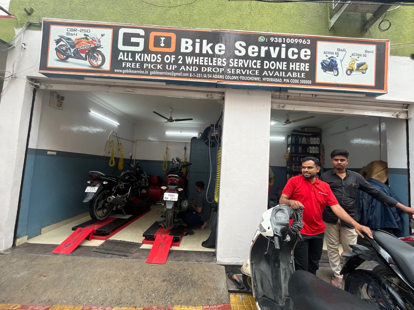 Go Bike Service in Toli Chowki Hyderabad Best Motorcycle Repair Services near me in Hyderabad Justdial