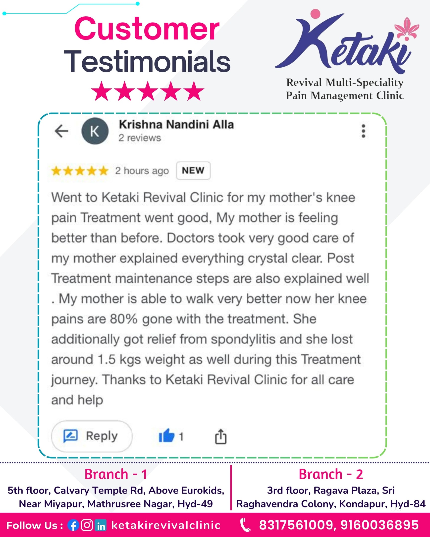 Ketaki Revival Clinic in Miyapur,Hyderabad - Best Clinics in Hyderabad -  Justdial
