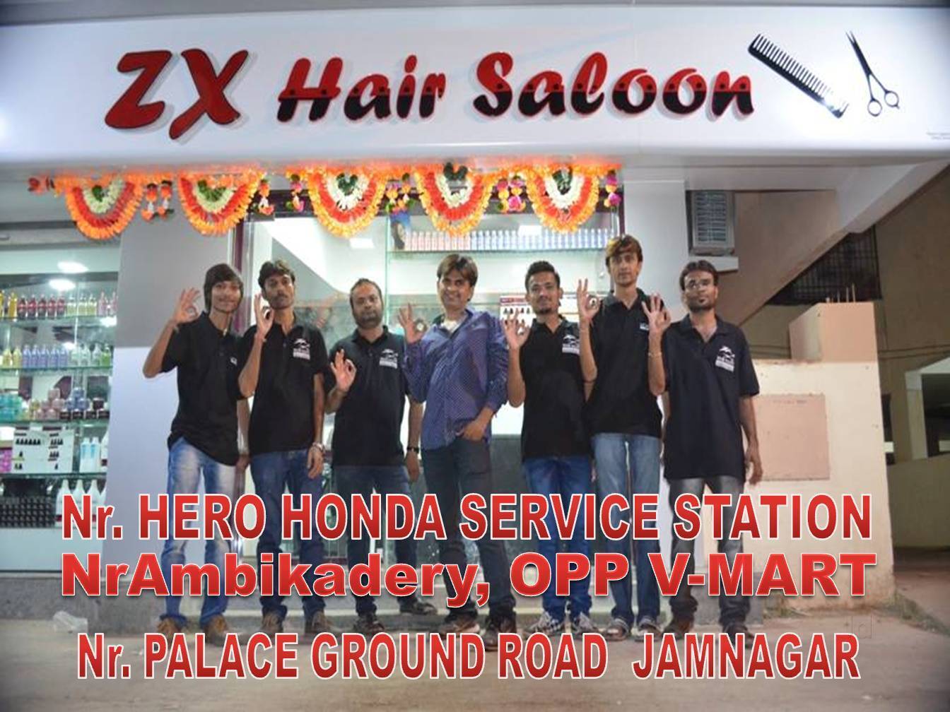 SALONです。 Zx Hair Saloon in Station Road,Jamnagar - Best Beauty Salons