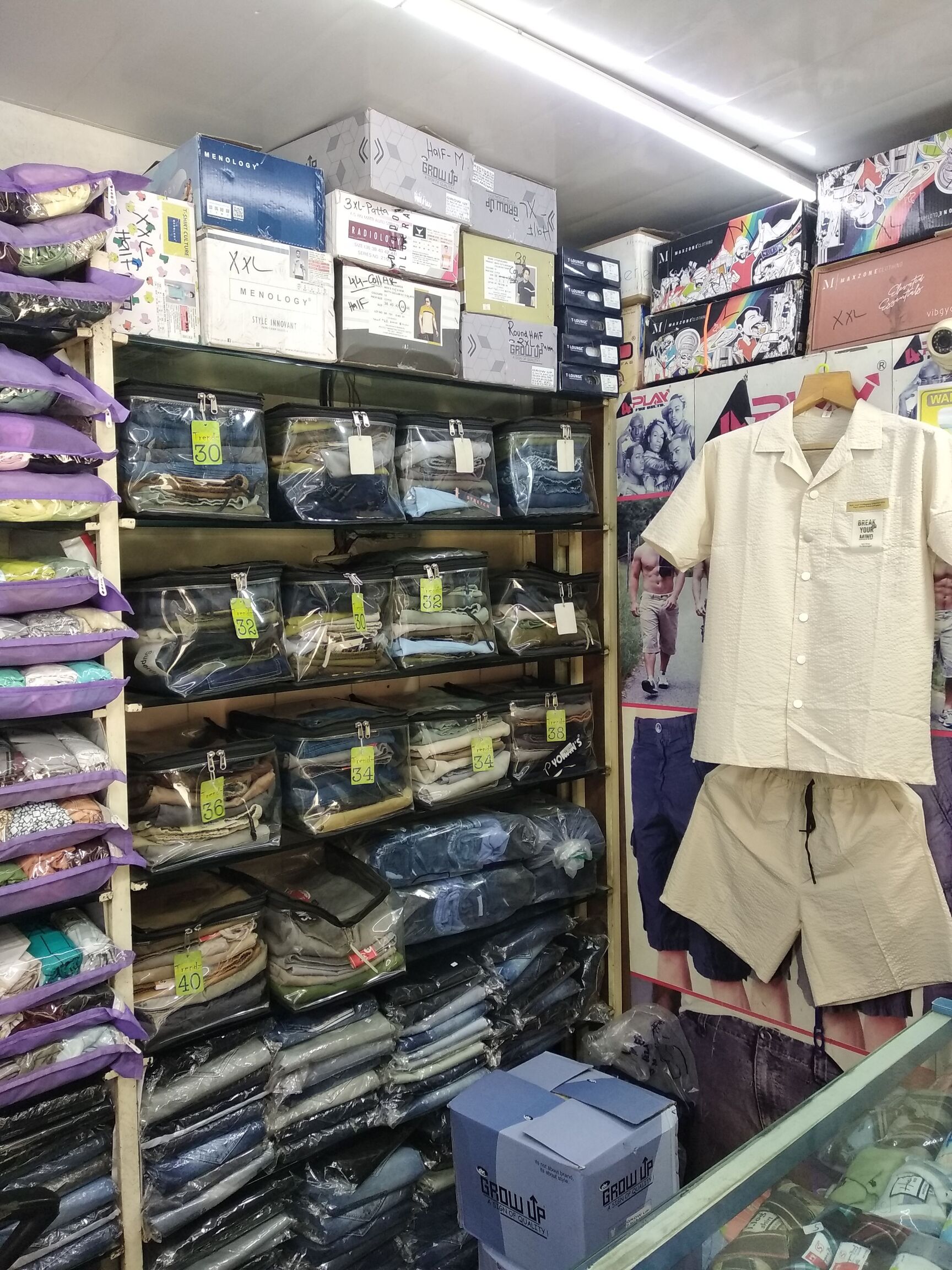 Readymade Garment Mens Large Size Clothing Stores Products By