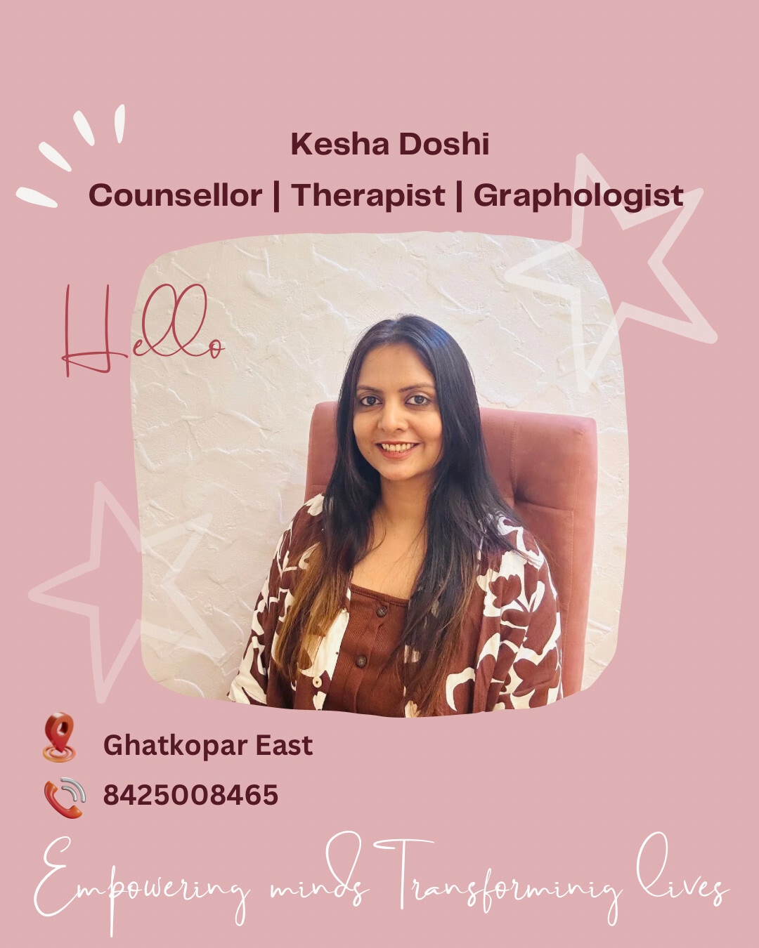 Kesha K Doshi - Counsellor in Ghatkopar East,Mumbai - Best Counselling  Services near me in Mumbai - Justdial