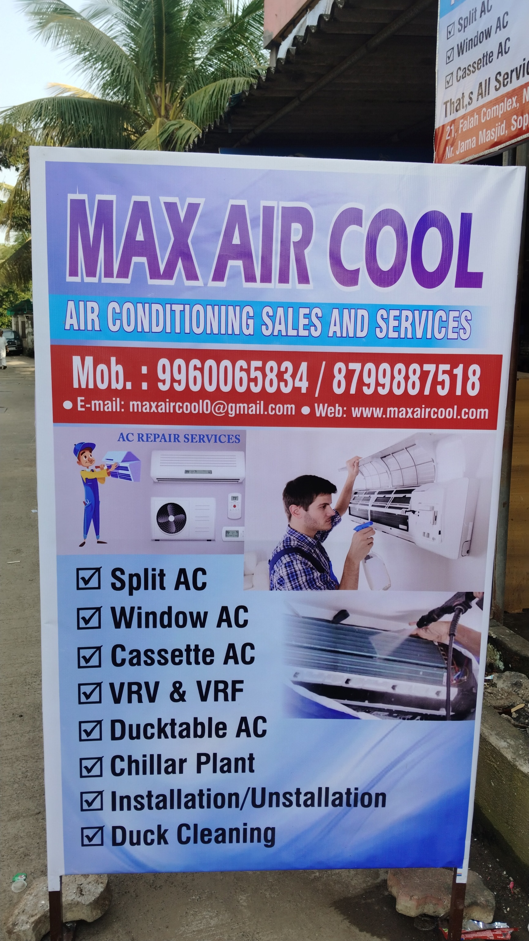 Max AIR Cool in Nalasopara West,Palghar - Best AC Repair & Services near me  in Palghar - Justdial