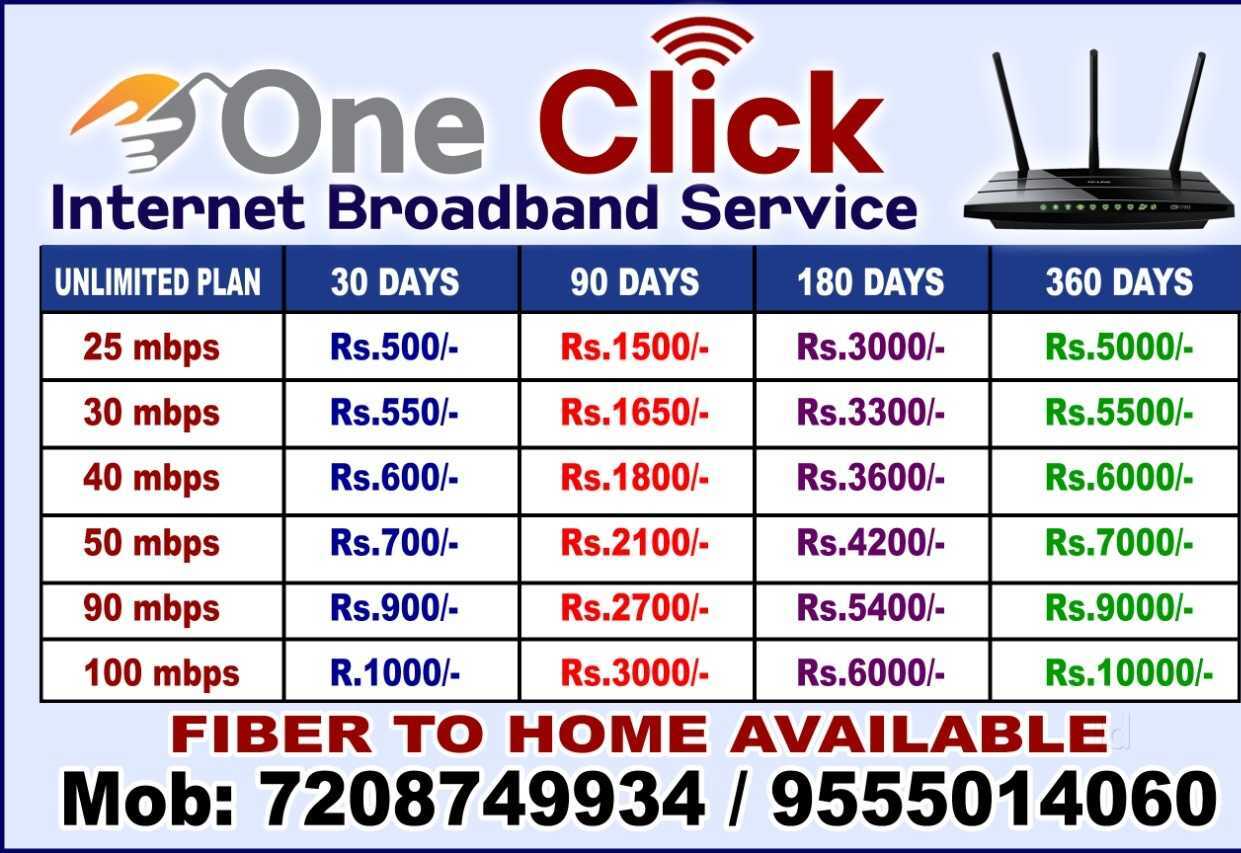 Oneclick Internet Broadband Service in Kalyan East,Kalyan - Best Internet  Service Providers near me in Kalyan - Justdial