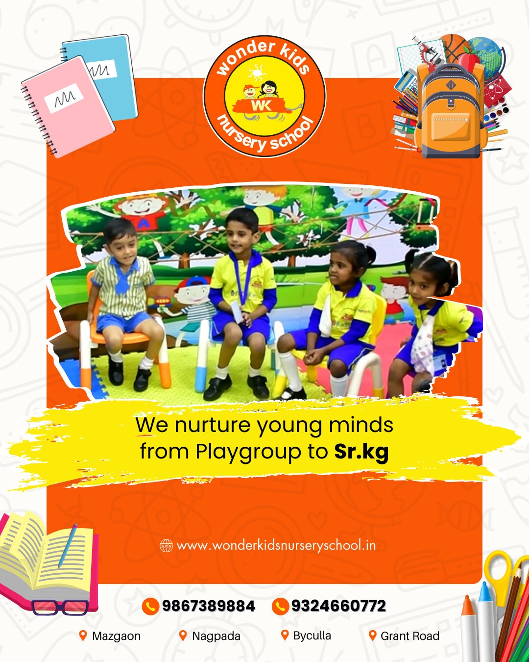 Wonder Kids Nursery School: Best Kindergarten in Byculla, Mumbai