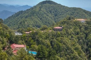Inde, Mussoorie, Landour vu d'Oakville, Tirage vintage, 1948 Inde, Mussoorie, Landour vu d'Oakville, Tirage vintage, 1948