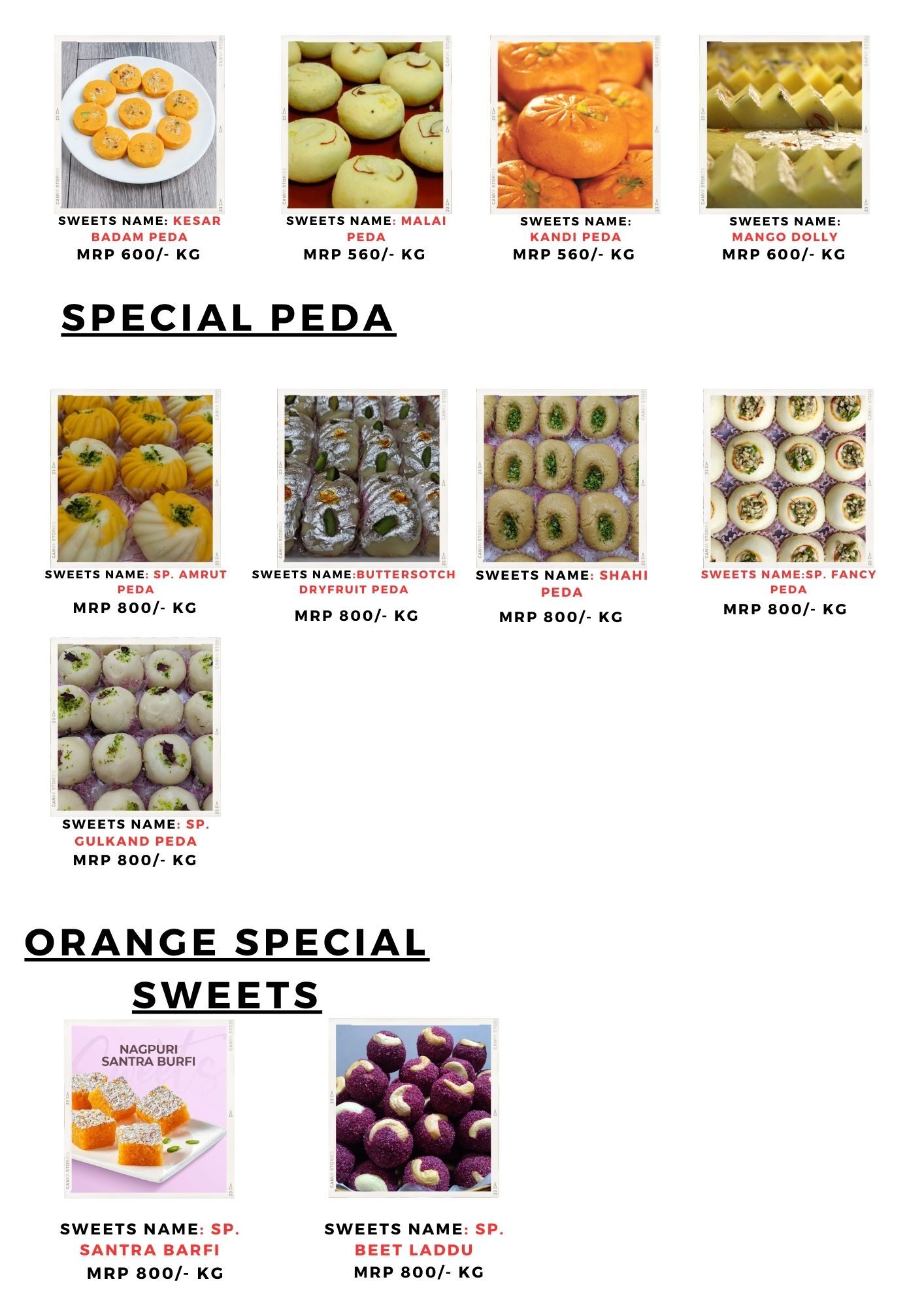 Orange Sweet Palaza & Snacks Corner in Malanggad,Thane - Best