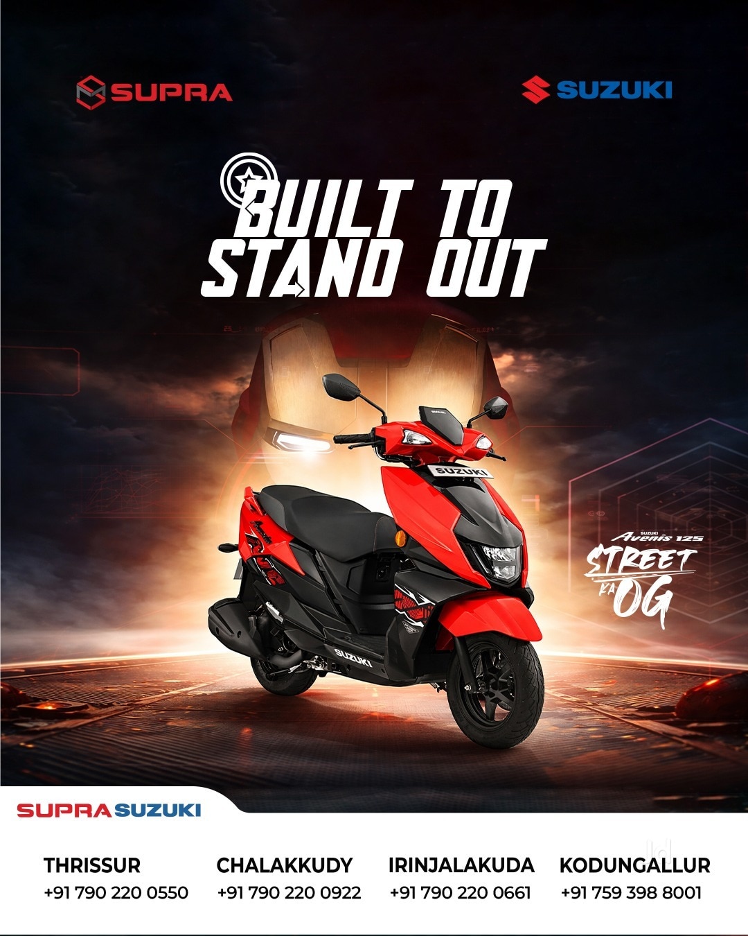 Supra Suzuki in Puzhakkal,Thrissur - Best Motorcycle Dealers near