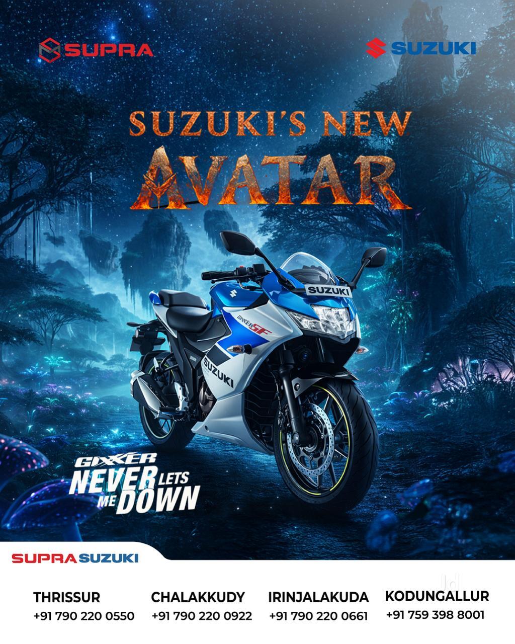 Supra Suzuki in Puzhakkal,Thrissur - Best Motorcycle Dealers near